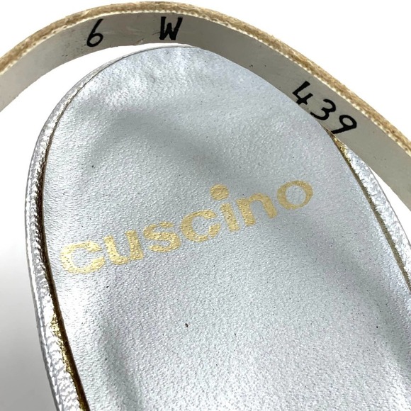 1960's mod silver caged peep toe heeled LIFE STRIDE sandals - Picture 9 of 16